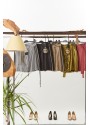 Parlak Gold Renkli Ceket Mini Etek Takım 